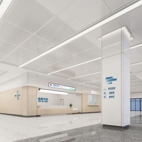 现代医院3D模型下载